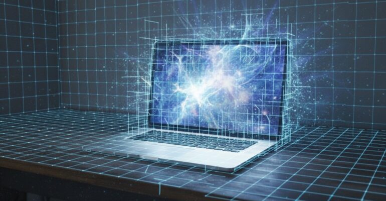 Simulation-Laptop-Universe